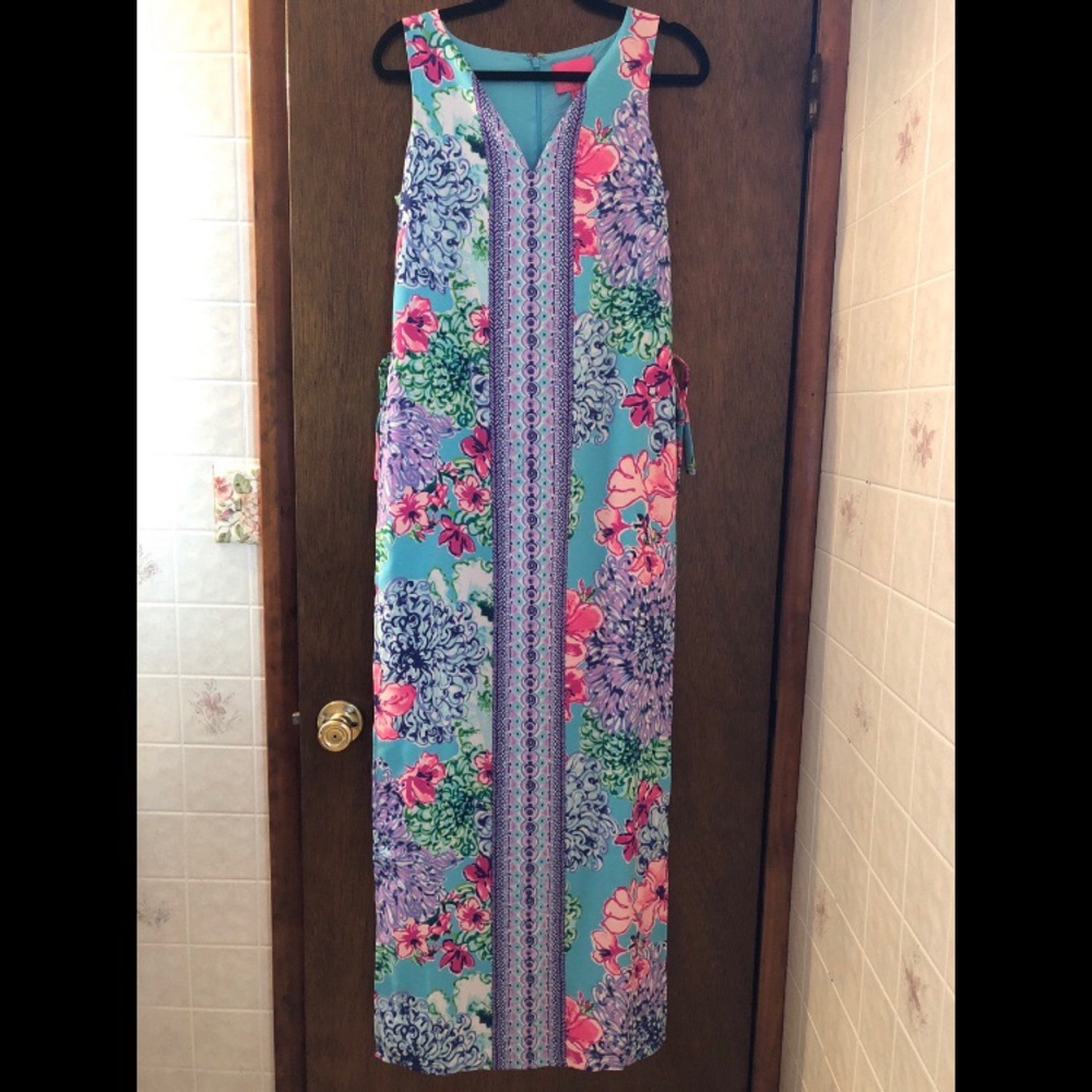 Lilly Pulitzer Donna Maxi Romper - Size 4
